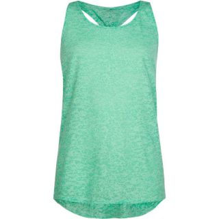 Burnout Girls Knot Racerback Tank Mint In Sizes Large, X Large, Small