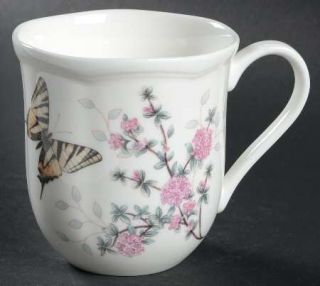 Lenox China Butterfly Meadow Herbs Mug, Fine China Dinnerware   Butterflies,Flor