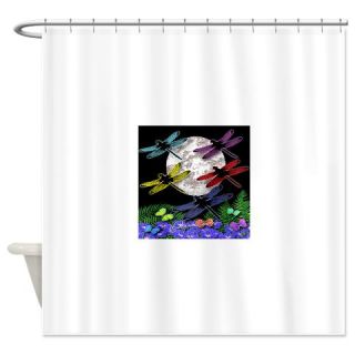  Dragonflying to the Moon Shower Curtain  Use code FREECART at Checkout