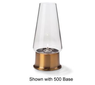 Hollowick Fitter Globe w/ Conical Shape For 3 in Fitter Bases, 4x76.75 in, Glass, Clear