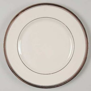Franciscan Huntington Salad Plate, Fine China Dinnerware   Platinum Trim, Pin Li
