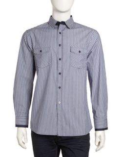 Burton Striped Shirt, Gray