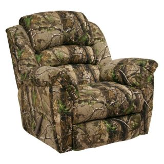 Catnapper High Roller AP Green Realtree Camouflage Chaise Rocker Recliner   8031
