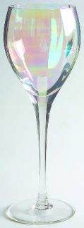 Toscany Rainbow (Optic) Water Goblet   Iridescent,Optic,Smooth Stem