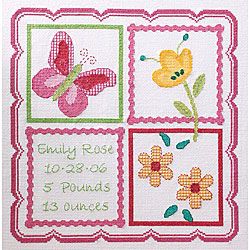 Sophie Birth Record Counted Cross Stitch Kit