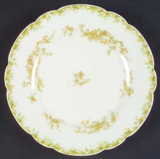 Haviland Venetia Luncheon Plate, Fine China Dinnerware   H&Co, Schleiger 51a,Yel
