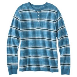 Mossimo Supply Co. Mens Long Sleeve Henley   Seaside Teal XL