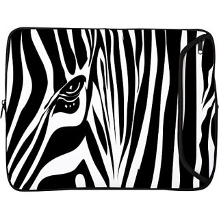 13 Designer Laptop Sleeve   Zebra Eye