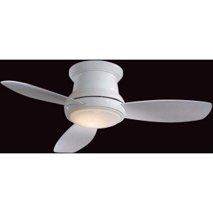 Minka Aire MAI F519 WH Concept 52 3 Concave Blade Ceiling Fan