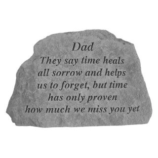 They Say Time Heals Memorial Stone   Personalized Header Multicolor   17120  