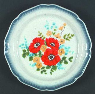 Mikasa Ponte Vedra Dinner Plate, Fine China Dinnerware   Orange, Yellow & Blue F