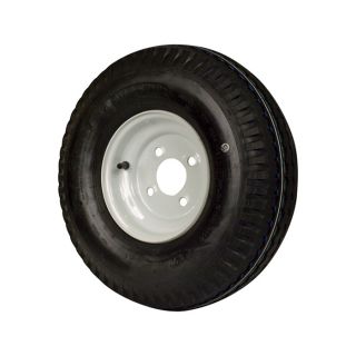 4 Hole High Speed Standard Rim Design Trailer Tire Assembly   ST175/80D 13 tire,