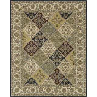 Hand tufted Genus Multi Wool Rug (79 X 99)