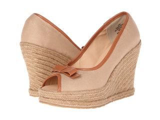 Fitzwell Paige Womens Wedge Shoes (Khaki)