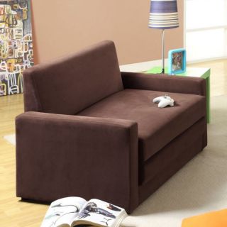 Ameriwood Industries Inc Dorel Double Sleeper Chair   Brown   3334396