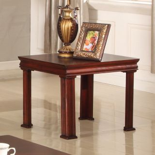 Parker House Amor Rectangle Vintage Cherry Wood Chairside Table Multicolor  