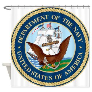  Department of the Navy Shower Curtain  Use code FREECART at Checkout