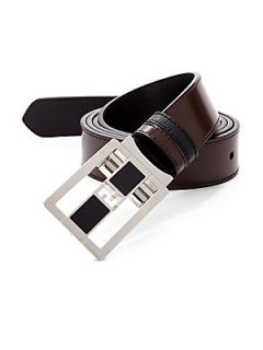 Fendi Leather Belt   Brown