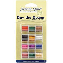 Buy The Dozen Colored 28 gauge Wire (pack Of 12)