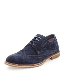 Suede Trend Lace Oxford, Blue