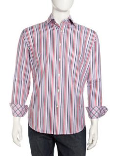 Bold Striped Shirt, Pink