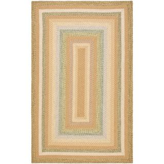 Hand woven Country Living Reversible Tan Braided Rug (5 X 8)
