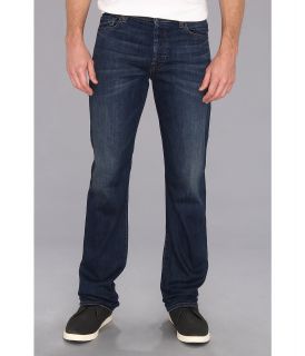 7 For All Mankind Luxe Performance Standard Straight in Half Moon Blue Mens Jeans (Blue)