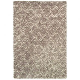 Bromley Pinnacle/ Camel ivory Power loomed Area Rug (53 X 76)