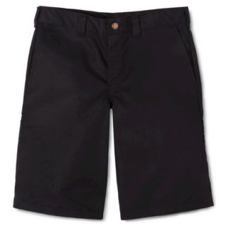 Dickies Mens Regular Fit Flex Fabric Flat Front Shorts   Black 34