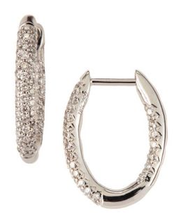 In and Out Diamond Hoop Earrings