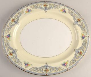 Royal Worcester Duchess, The 17 Oval Serving Platter, Fine China Dinnerware   E