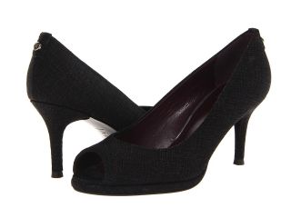 Stuart Weitzman Logoplainfield Womens Toe Open Shoes (Black)