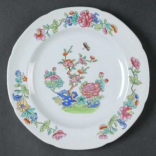 Spode Willis (Y2684) Luncheon Plate, Fine China Dinnerware   New Stone, Indian T
