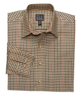 Traveler Patterned Cotton Point Collar Sportshirt JoS. A. Bank