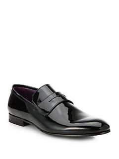 To Boot New York Theodore Patent Penny Loafers   Black