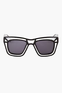 Ksubi Clear Outline Skeleton Sunglasses