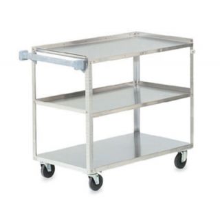 Vollrath 3 Shelf Utility Cart   500 lb Capacity, 39 1/2x21x33 1/4 Stainless