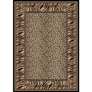 Virginia Leopard Area Rug (33 X 411) (BlackPattern animalMeasures 0.35 inch thickTip We recommend the use of a non skid pad to keep the rug in place on smooth surfaces.All rug sizes are approximate. Due to the difference of monitor colors, some rug colo