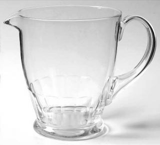 Orrefors Orr13 52 Oz Pitcher   Cut Panels, No Trim, Air Bubble