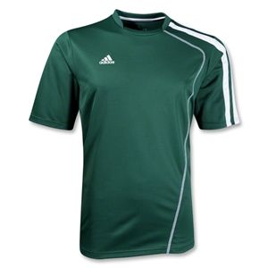 adidas Sossto Soccer Jersey (Dk Gr/Wht)