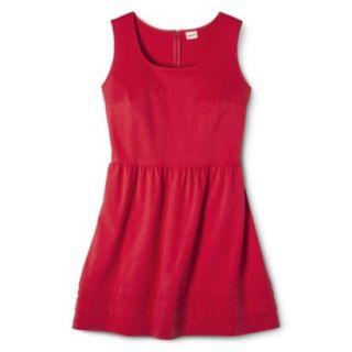 Merona Womens Plus Size Short Sleeve Ponte Dress   Coral 2X