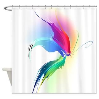  Abstract Butterfly Paint Splatter Shower Curtain  Use code FREECART at Checkout