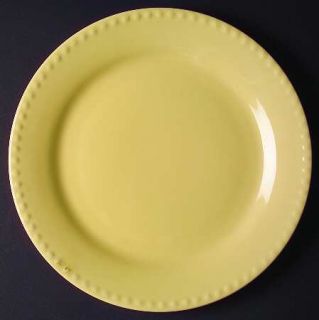 Gail Pittman Hospitality Butter Yellow Dinner Plate, Fine China Dinnerware   Sol