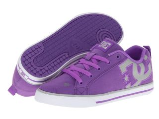 DC Court Graffik Vulc TX W Womens Skate Shoes (Purple)