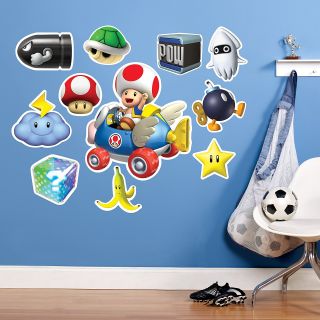 Mario Kart Wii Toad Giant Wall Decal