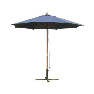 International Concepts 9 ft. Wood Market Umbrella Natural   49147