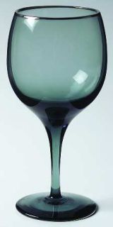 Lenox Silver Shadow Blue/Gray (Plat) Wine Glass   Blue/Gray, Platinum Trim