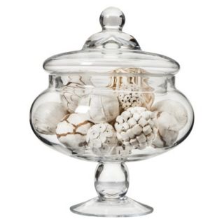 Threshold 12 Apothecary Jar With Decorative Mixed Vase Filler   White/Natural
