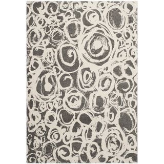 Safavieh Porcello Dark Grey/ Ivory Rug (4 X 57)