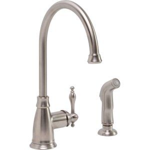 Premier Faucets 119259 Wellington Lead Free Single Handle Kitchen Faucet with Ma
